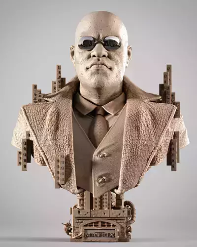 Wicked Movies Morpheus Portrait Bust 3D print model