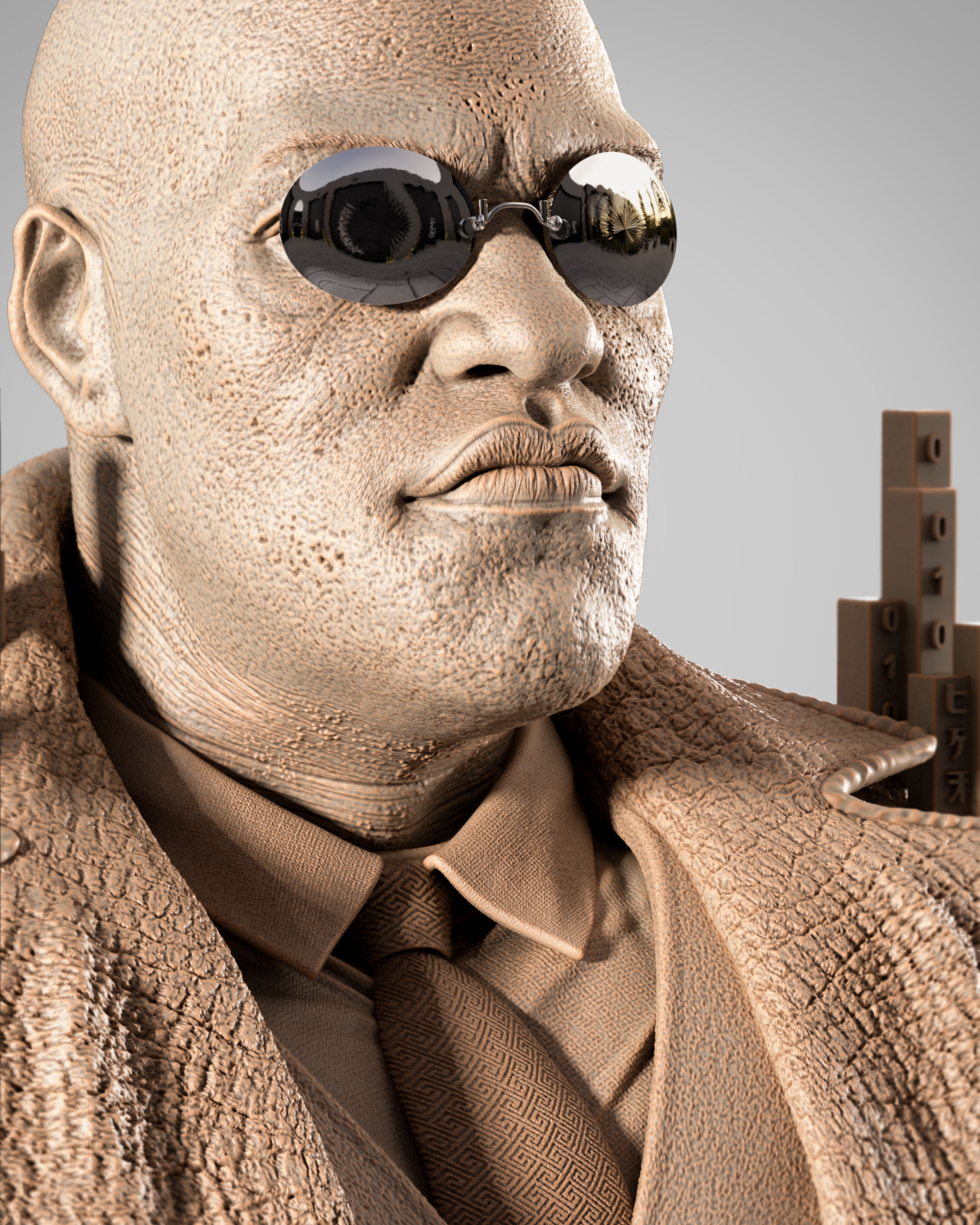 Wicked Movies Morpheus Portrait Bust 3D print model_31