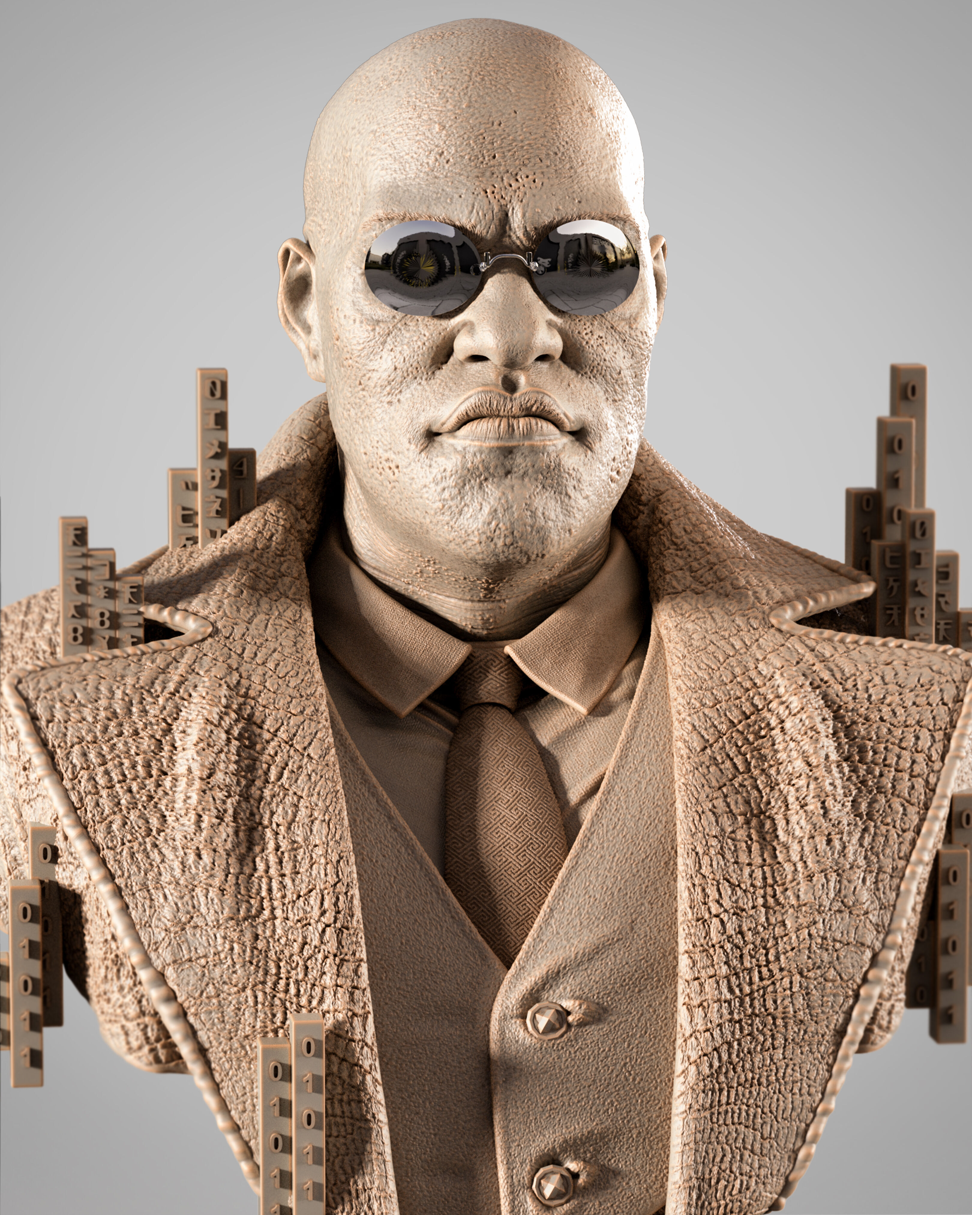 Wicked Movies Morpheus Portrait Bust 3D print model_37