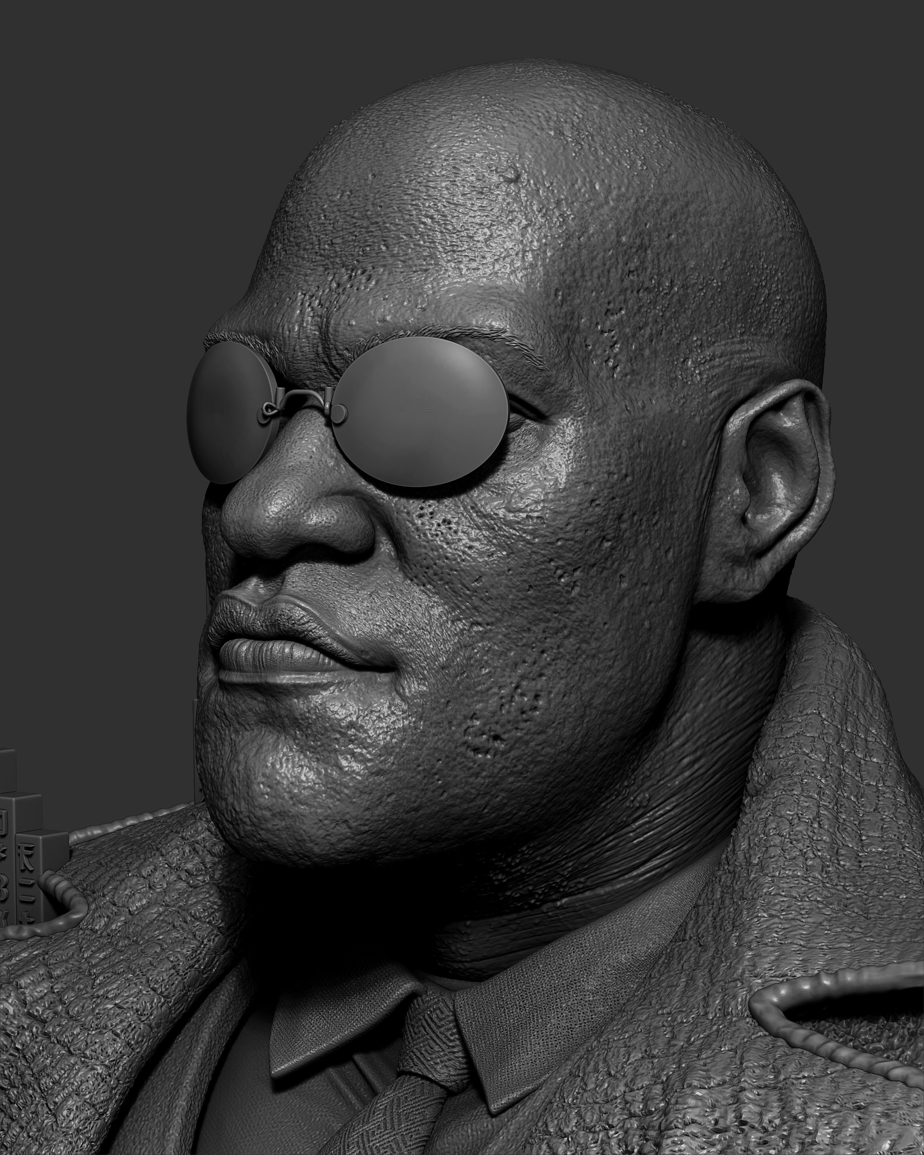 Wicked Movies Morpheus Portrait Bust 3D print model_29