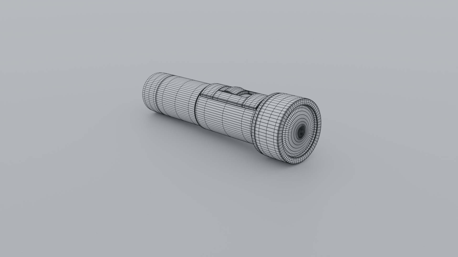 full model flashlight 3D model_5