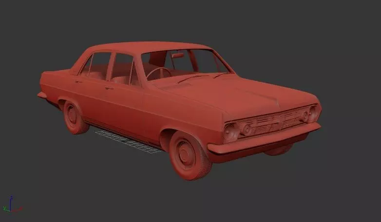 Holden HR Premier 1966 3D print model_0