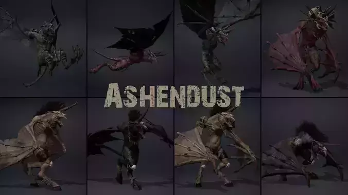 Ashendust Low-poly 3D model