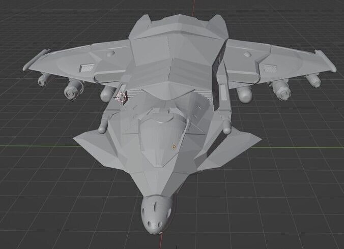 Battletech - Huscarl Aerospace Fighter 3D print model