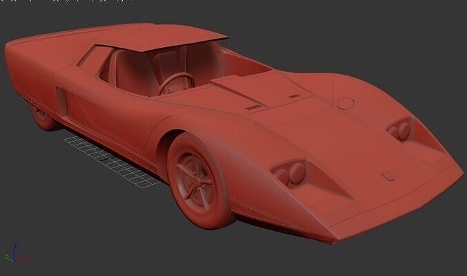 Holden Hurricane concept 1969 3D print model