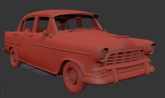Holden Special Mk2f sedan 1958 3D print model