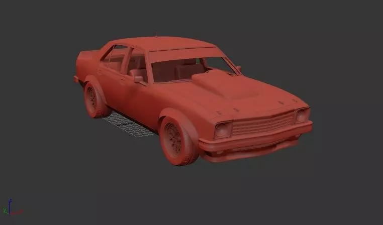 Holden Torana 4door Race Car 1977 3D print model_0
