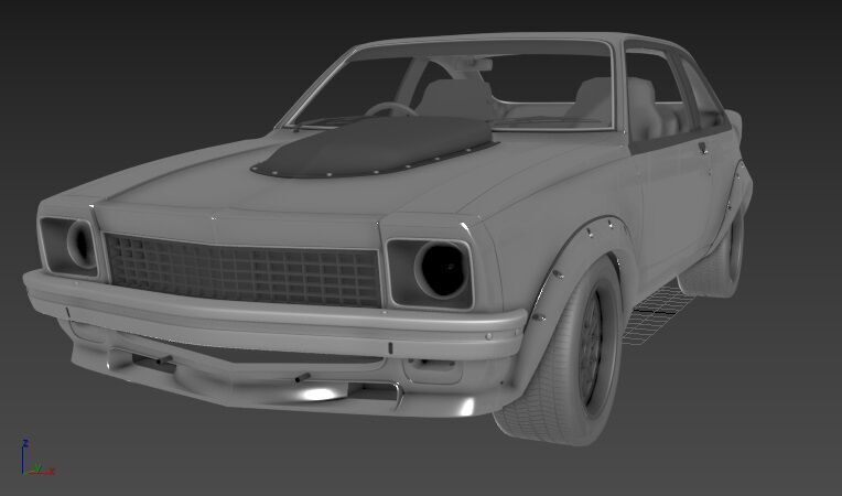 Holden Torana A9X 1977 3D print model_2