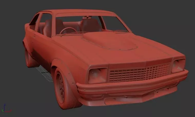 Holden Torana A9X 1977 3D print model_0