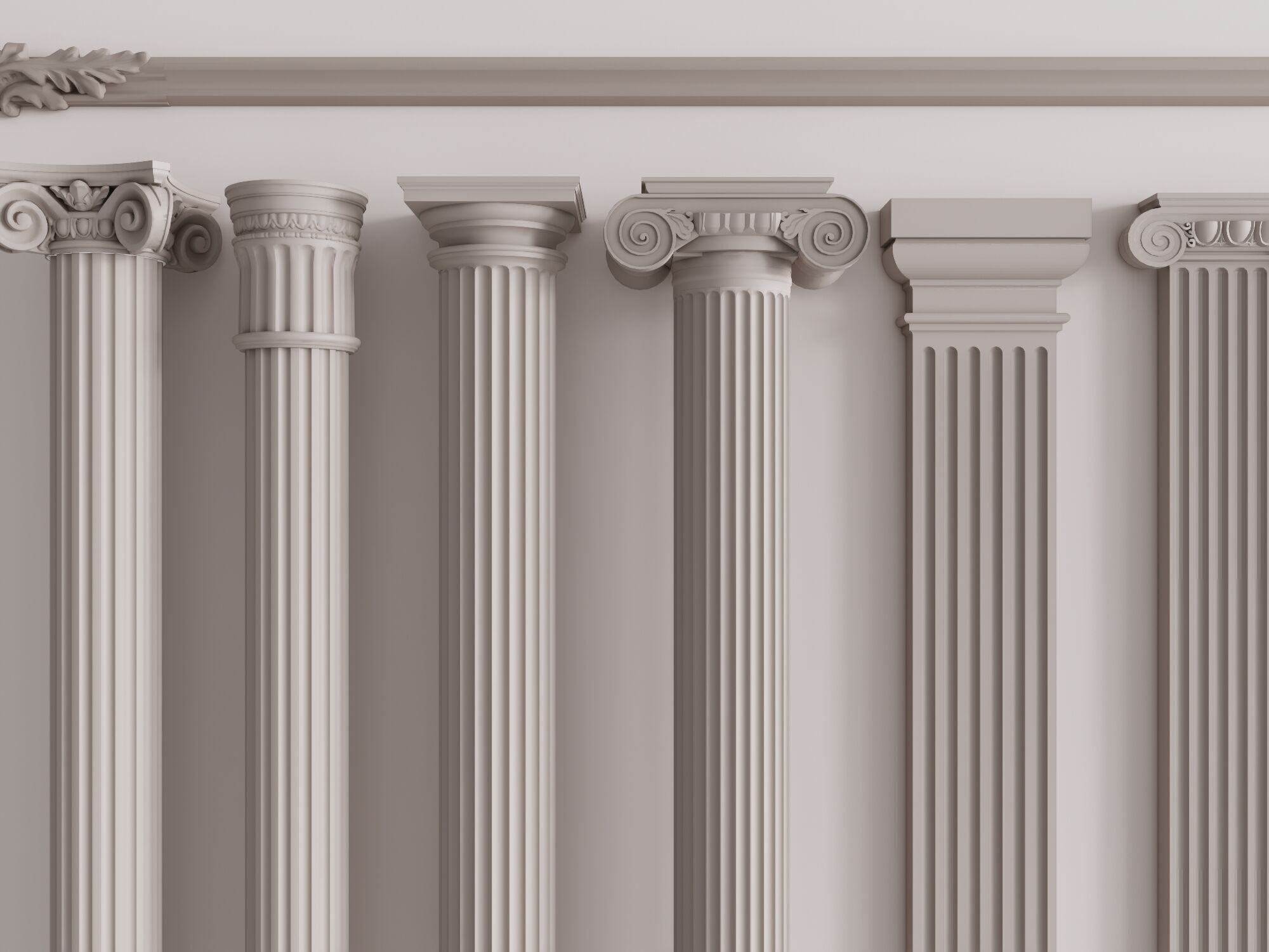 Classical Orders  Ornament Catalog 3D model_13