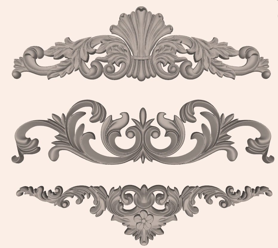 Classical Orders  Ornament Catalog 3D model_8