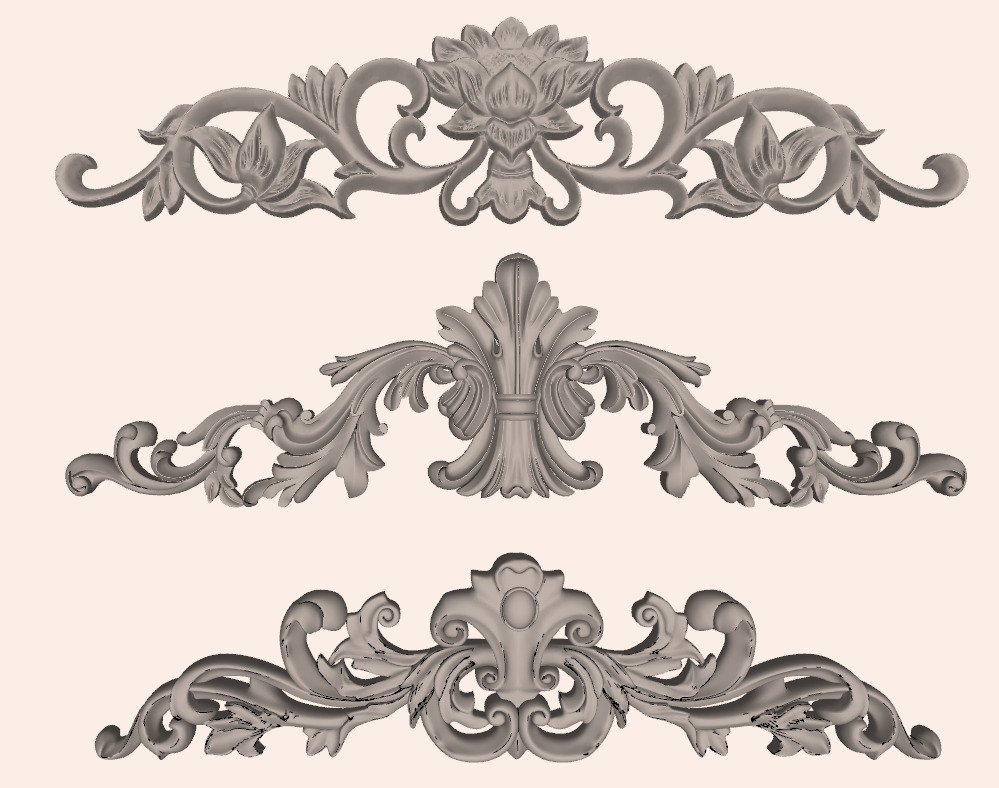 Classical Orders  Ornament Catalog 3D model_7