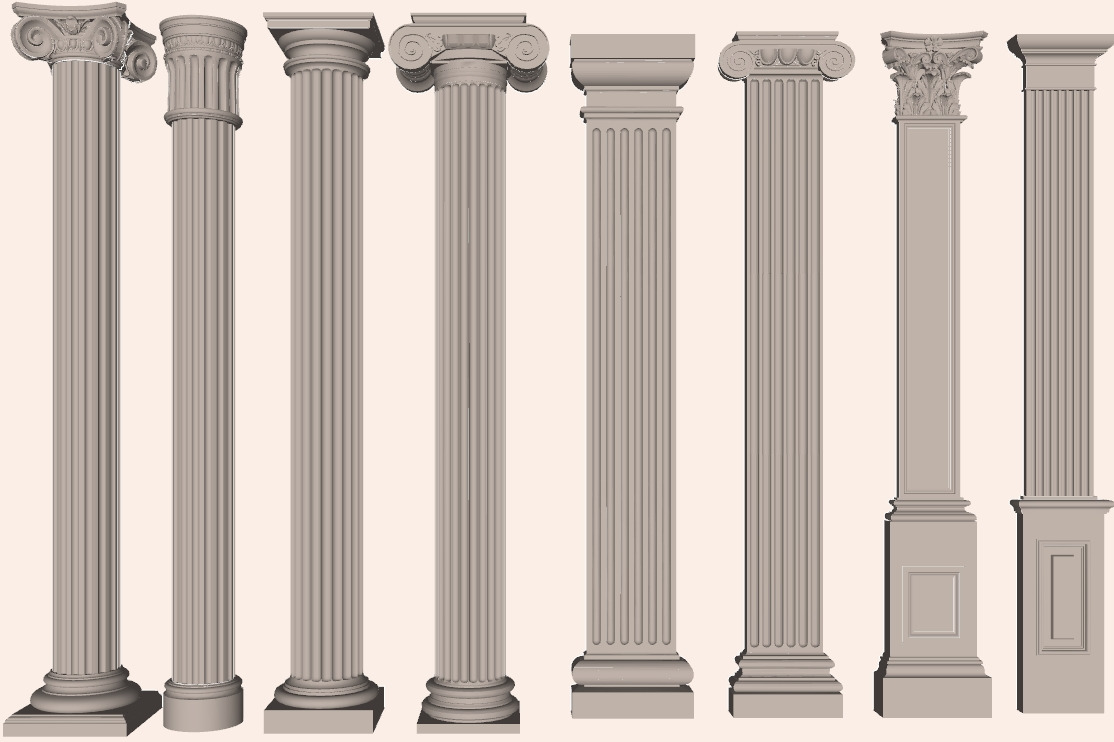 Classical Orders  Ornament Catalog 3D model_3