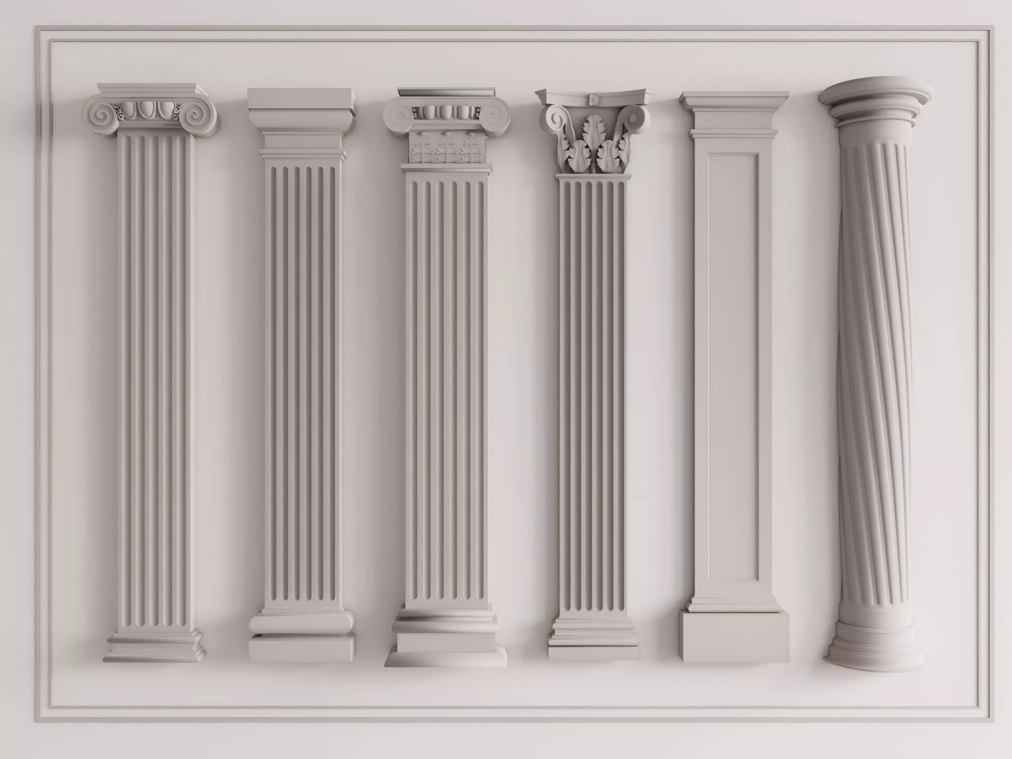 Classical Orders Reference 3D model