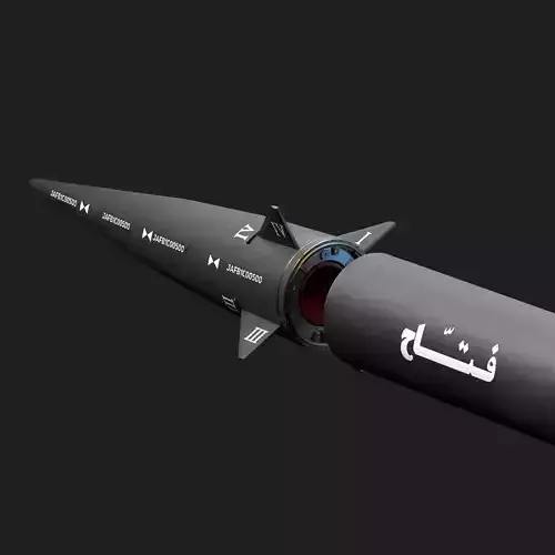 Fattah Hypersonic missile 3D model