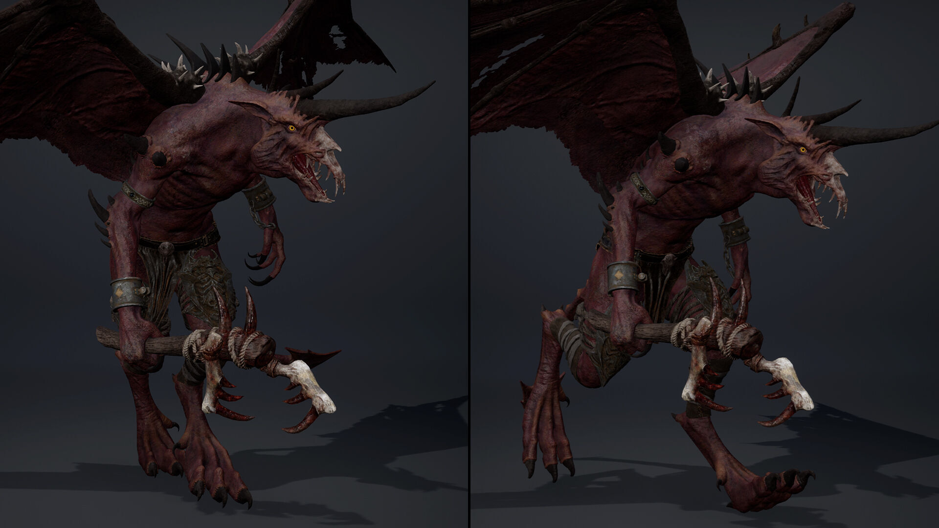 Ashenwing Low-poly 3D model_26