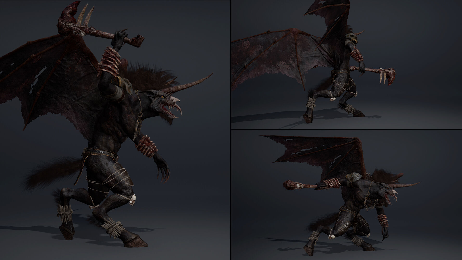 Ashenwing Low-poly 3D model_33