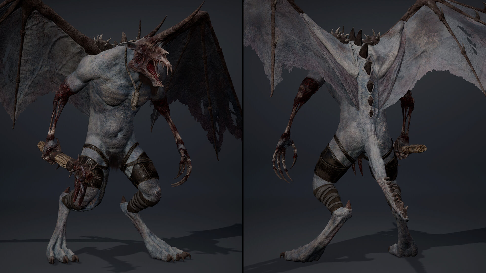 Ashenwing Low-poly 3D model_35