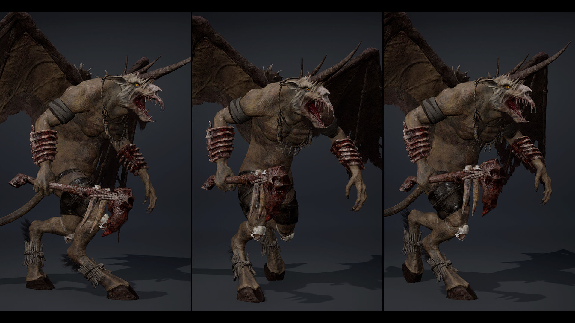 Ashenwing Low-poly 3D model_29