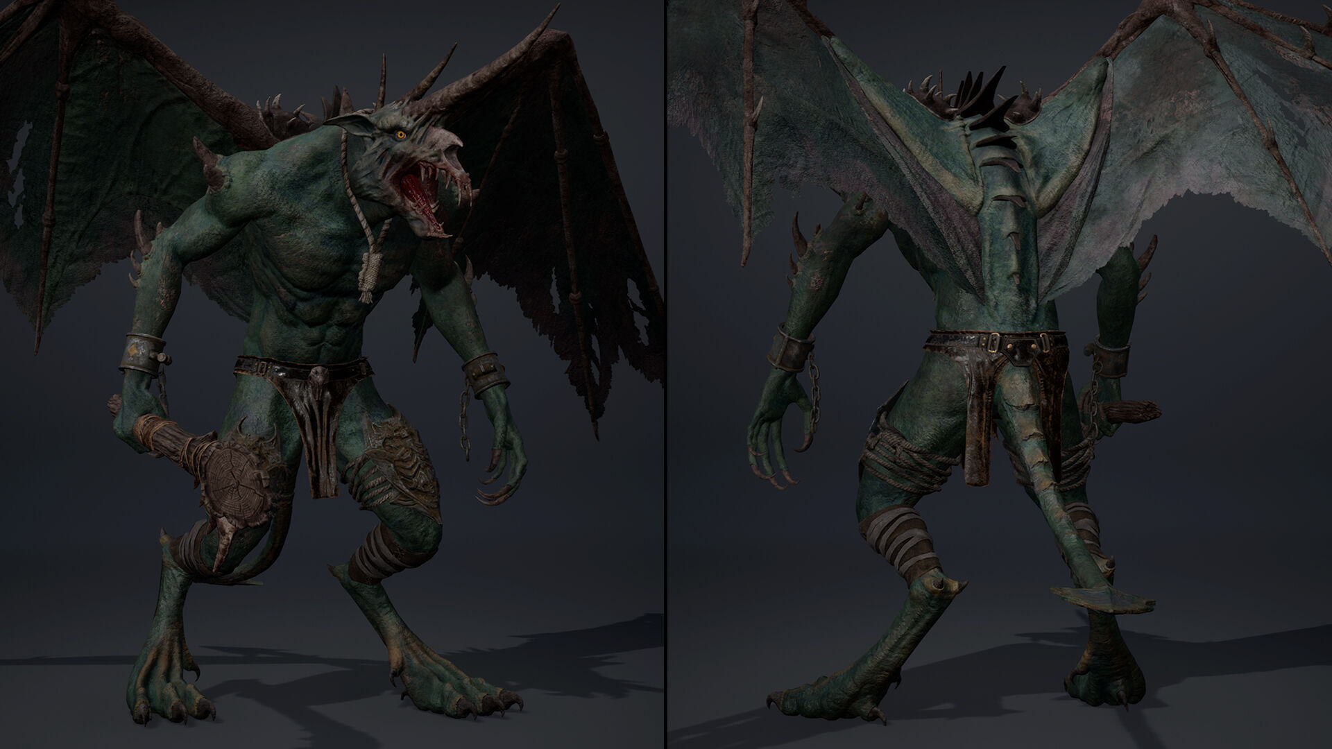 Ashenwing Low-poly 3D model_21