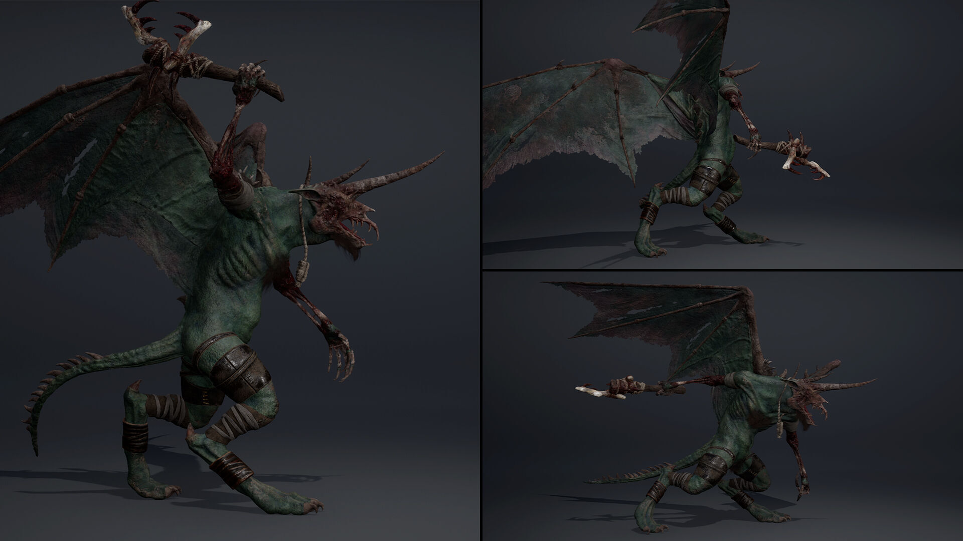 Ashenwing Low-poly 3D model_34