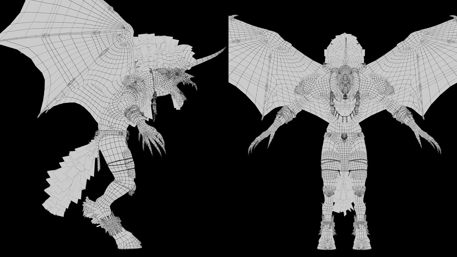 Ashenwing Low-poly 3D model_47