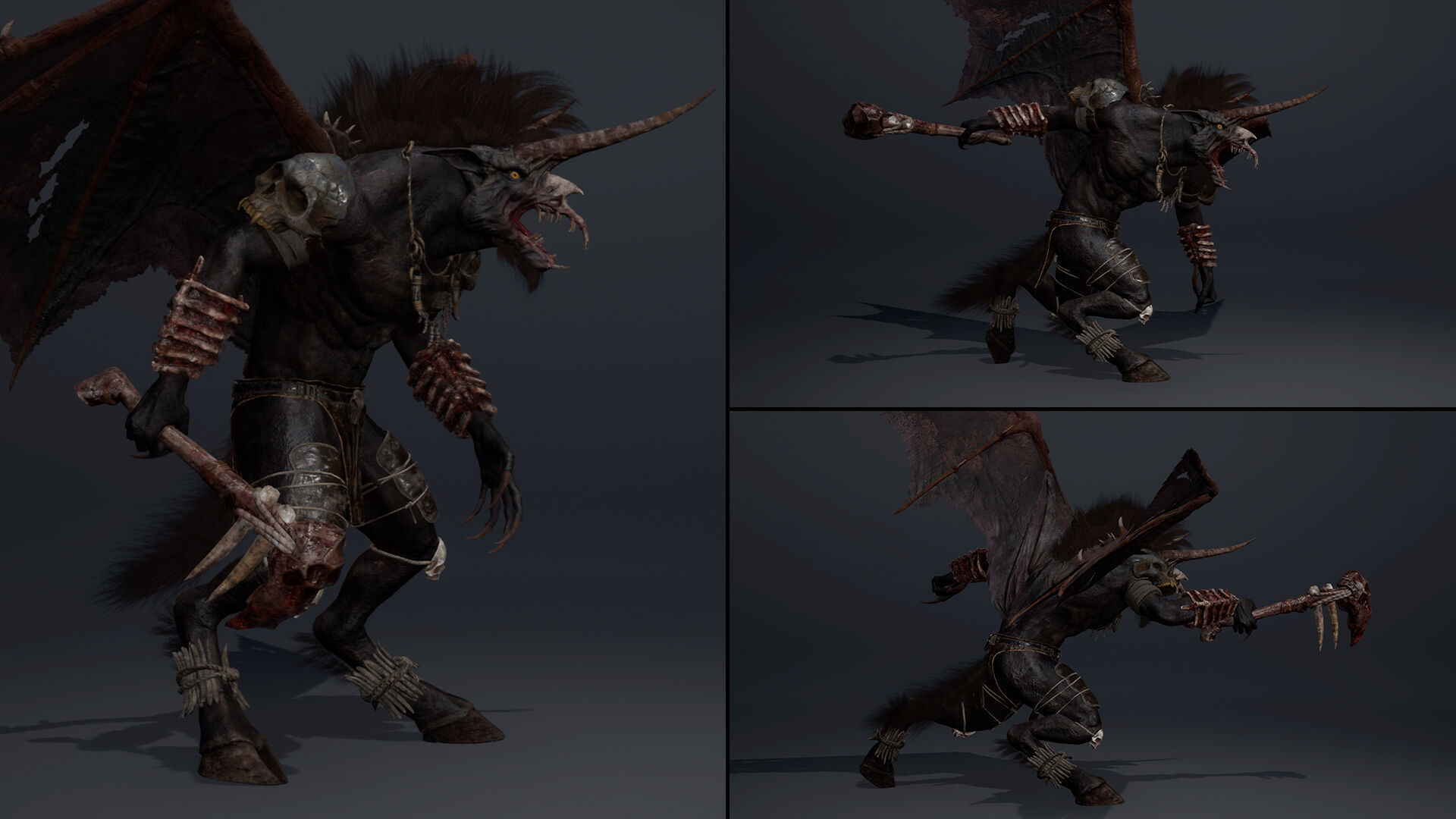 Ashenwing Low-poly 3D model_32