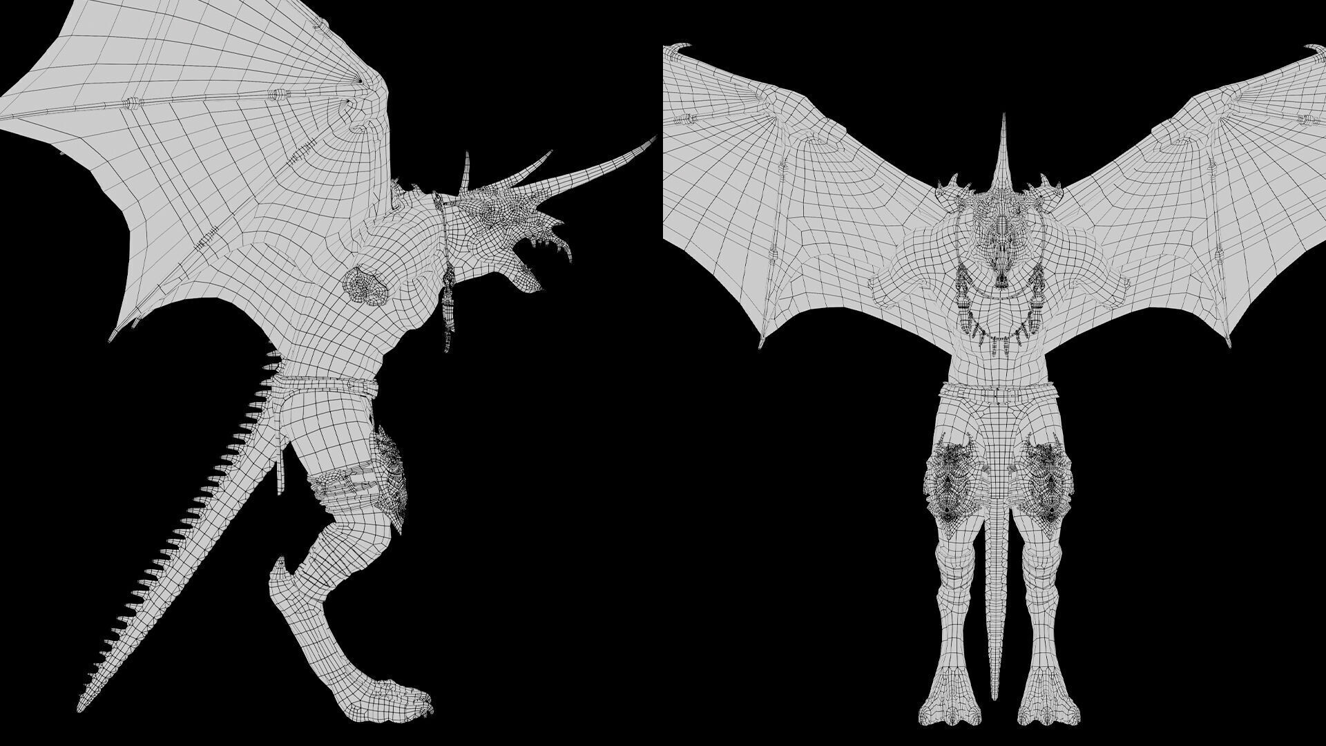 Ashenwing Low-poly 3D model_56