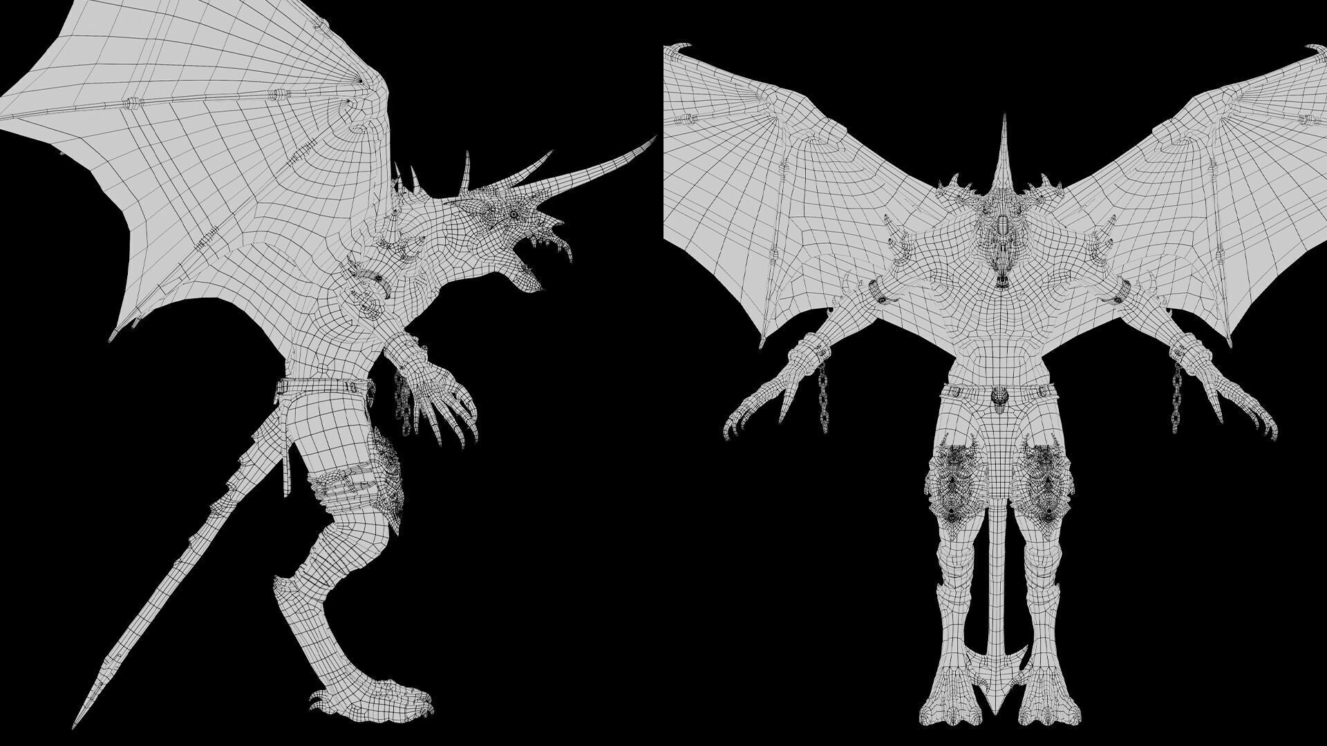 Ashenwing Low-poly 3D model_51