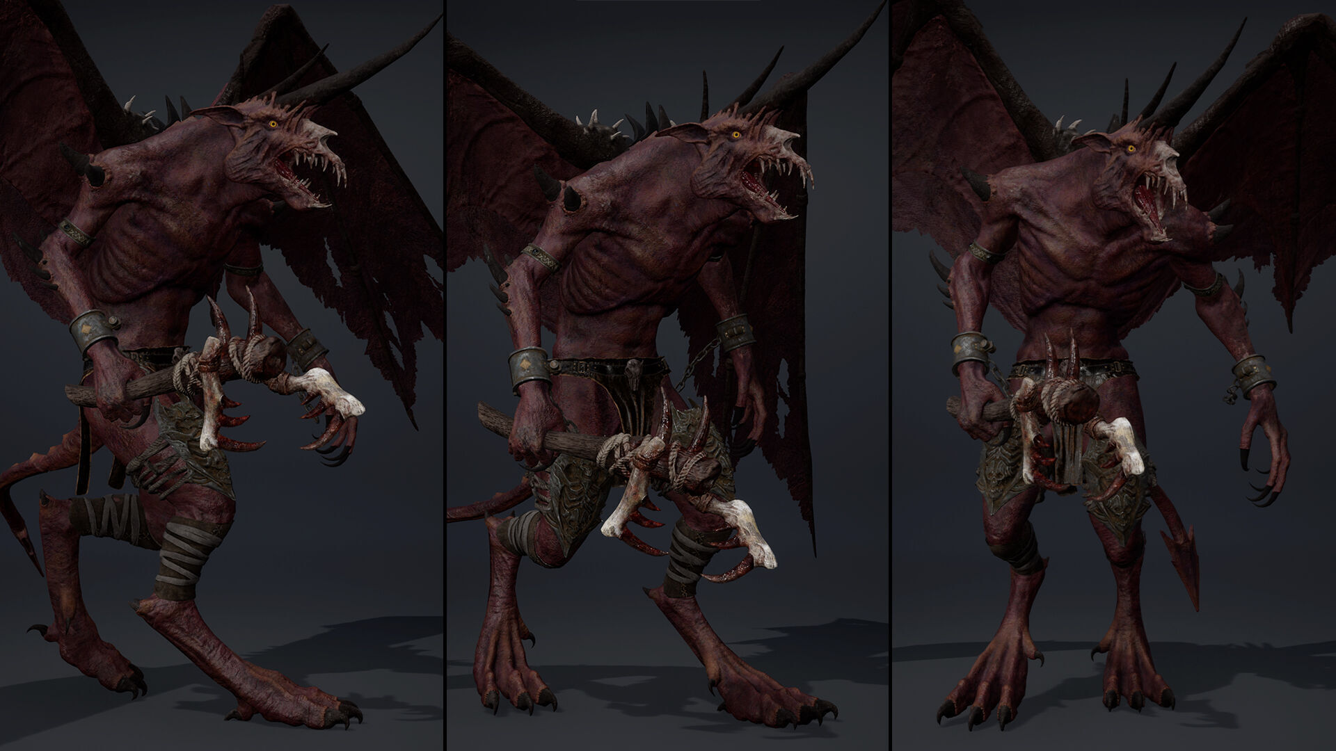 Ashenwing Low-poly 3D model_25