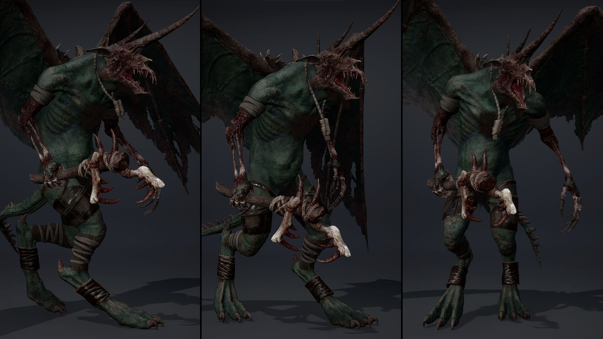 Ashenwing Low-poly 3D model_39