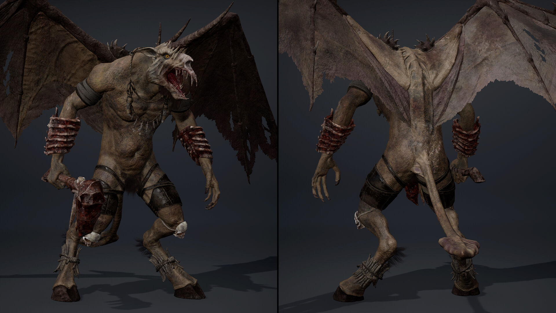 Ashenwing Low-poly 3D model_28