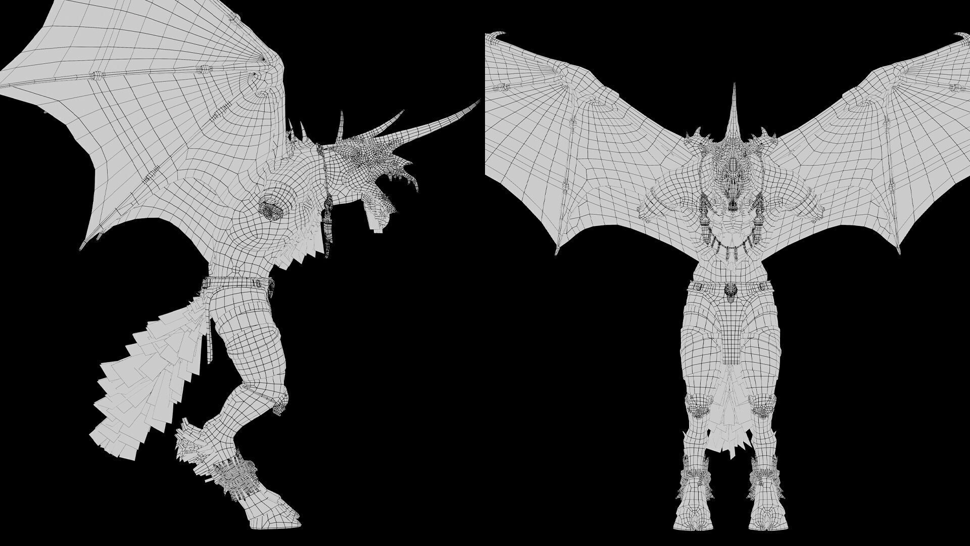 Ashenwing Low-poly 3D model_55