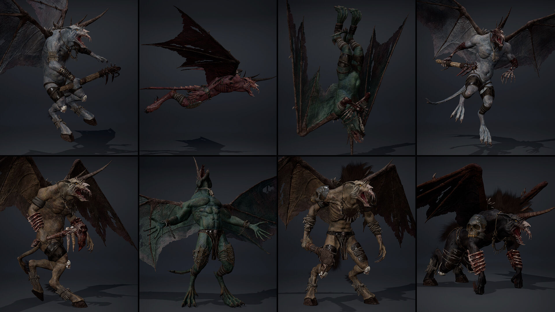 Ashenwing Low-poly 3D model_12