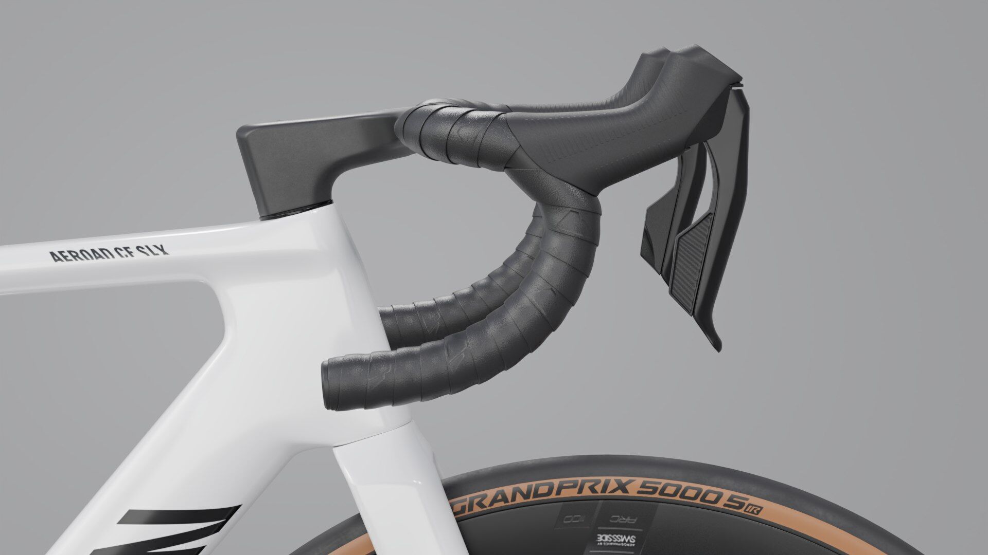 Aeroad CF SLX 7 AXS - White 3D model_2