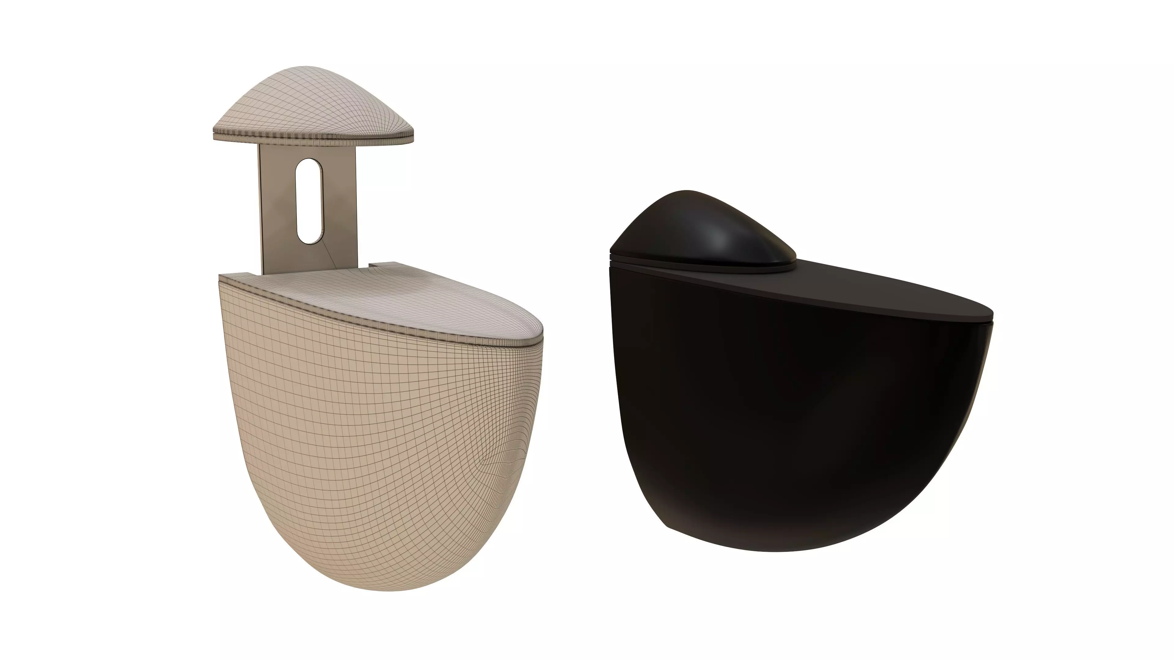 Alise Glass or Wood Bracket 3D model_0