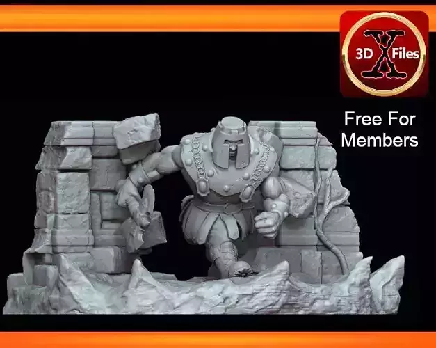 Ram-Man - Masters of the Universe Statue - 3D Print File