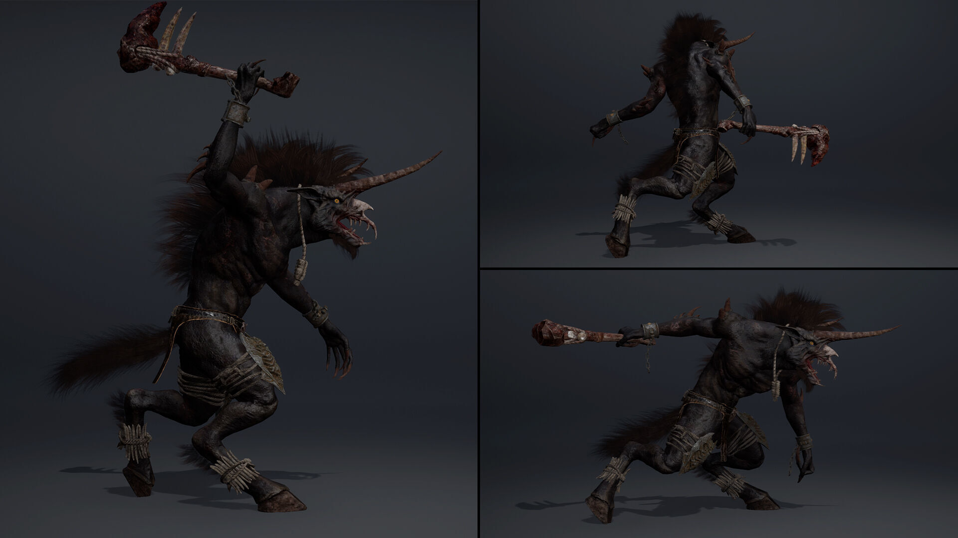 Ashenhorn Low-poly 3D model_16