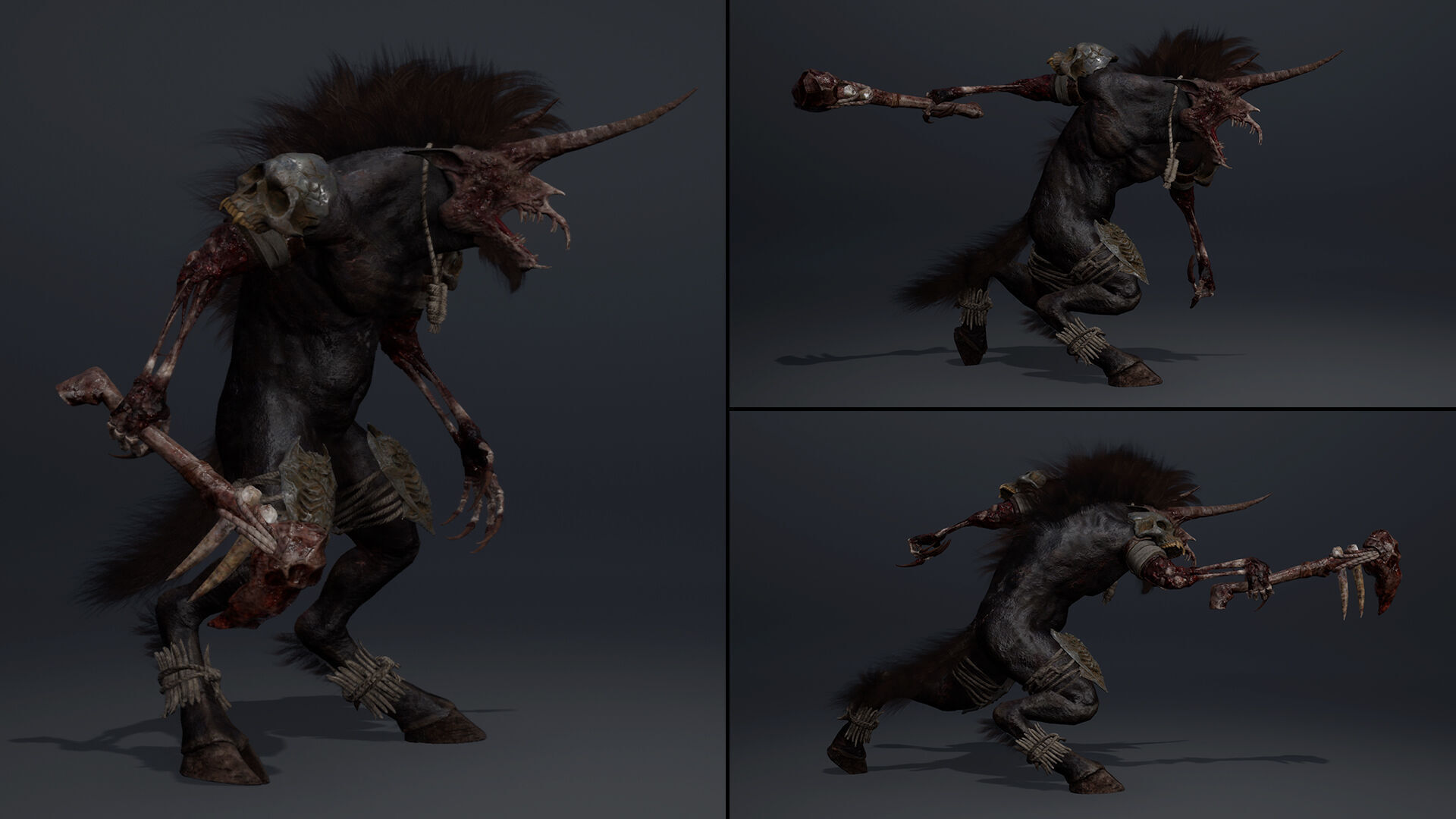 Ashenhorn Low-poly 3D model_42