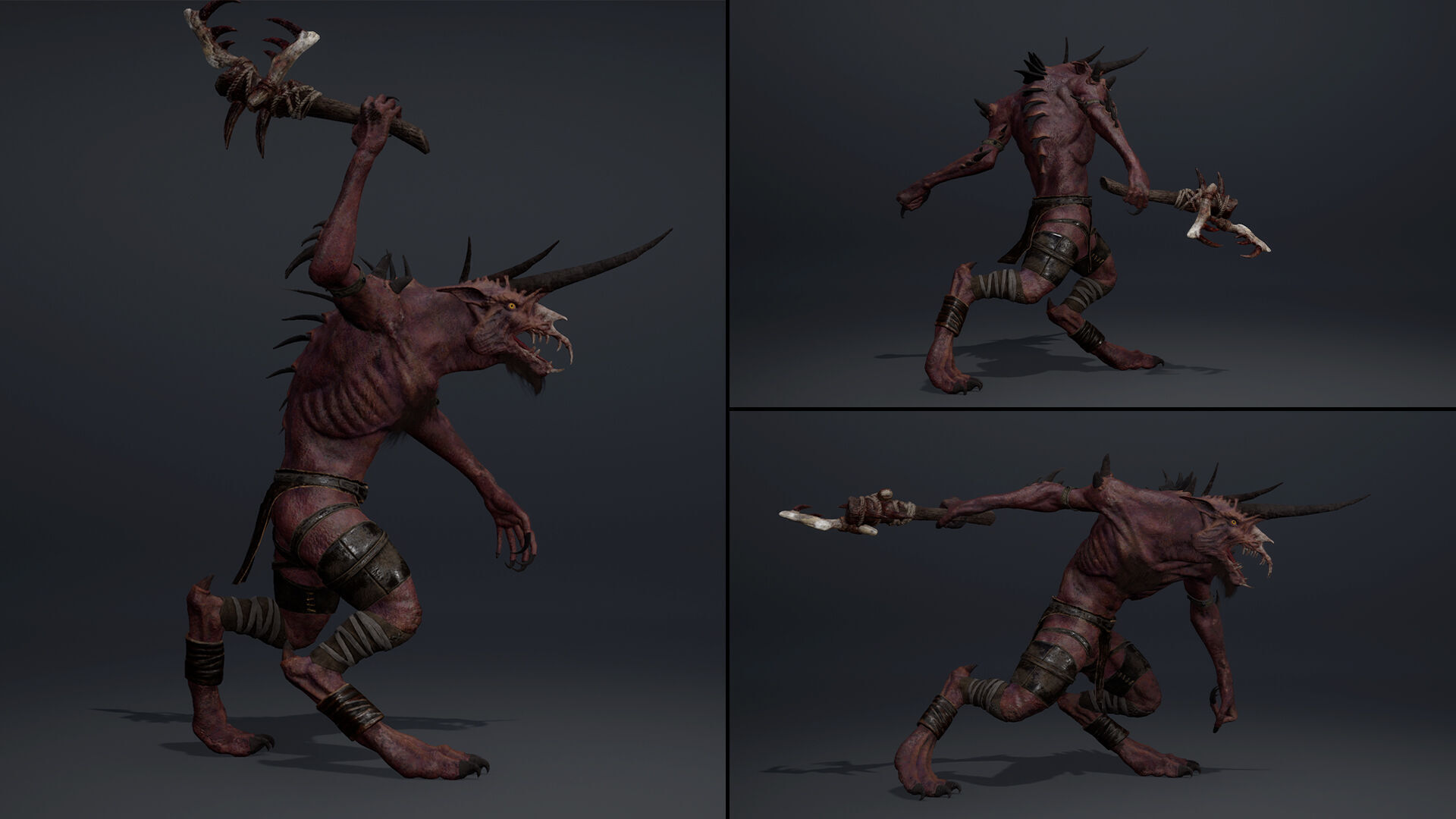 Ashenhorn Low-poly 3D model_35