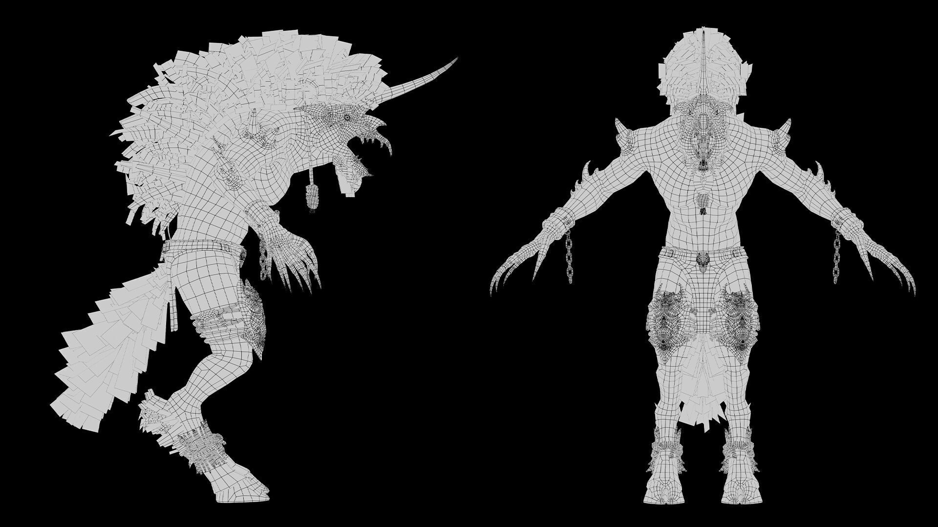 Ashenhorn Low-poly 3D model_50