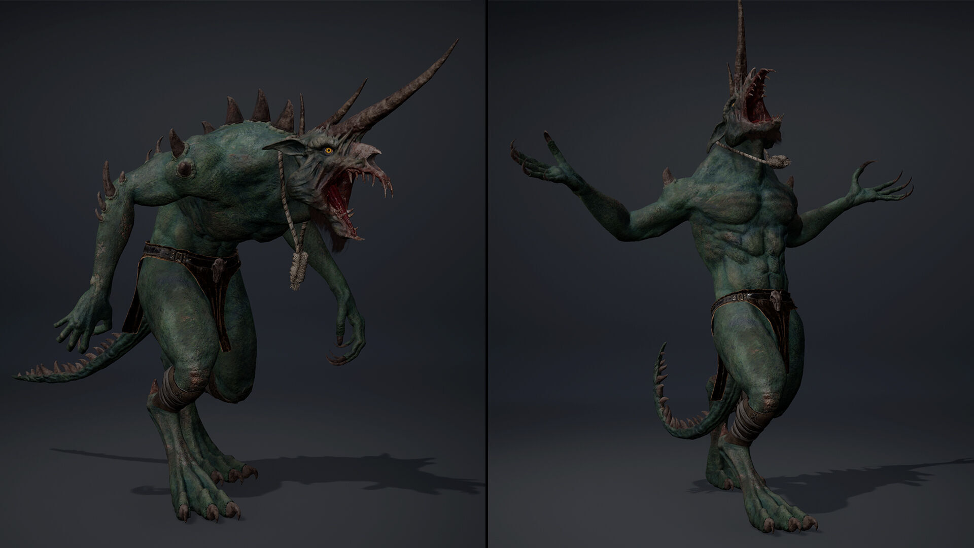 Ashenhorn Low-poly 3D model_31