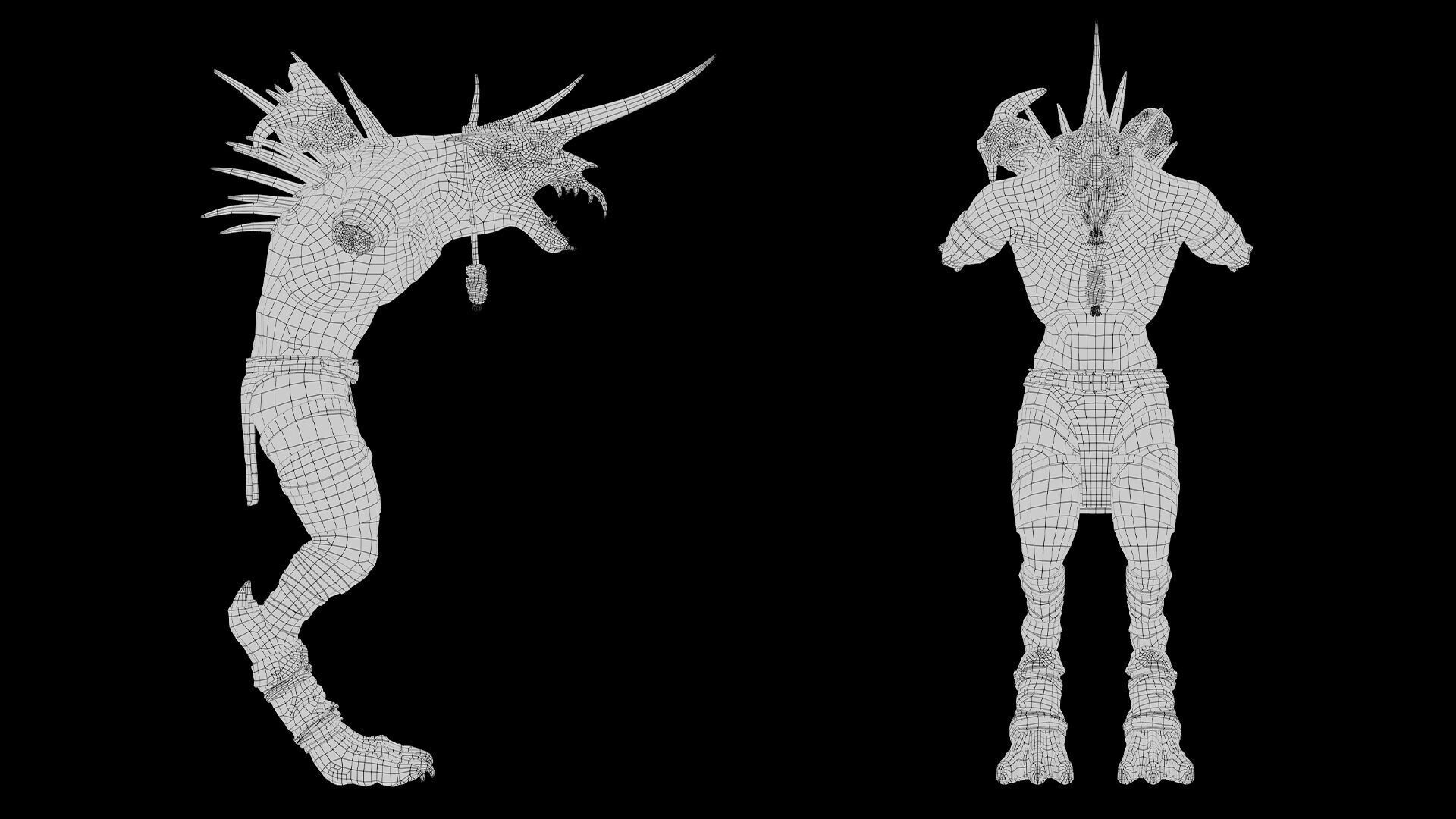 Ashenhorn Low-poly 3D model_57