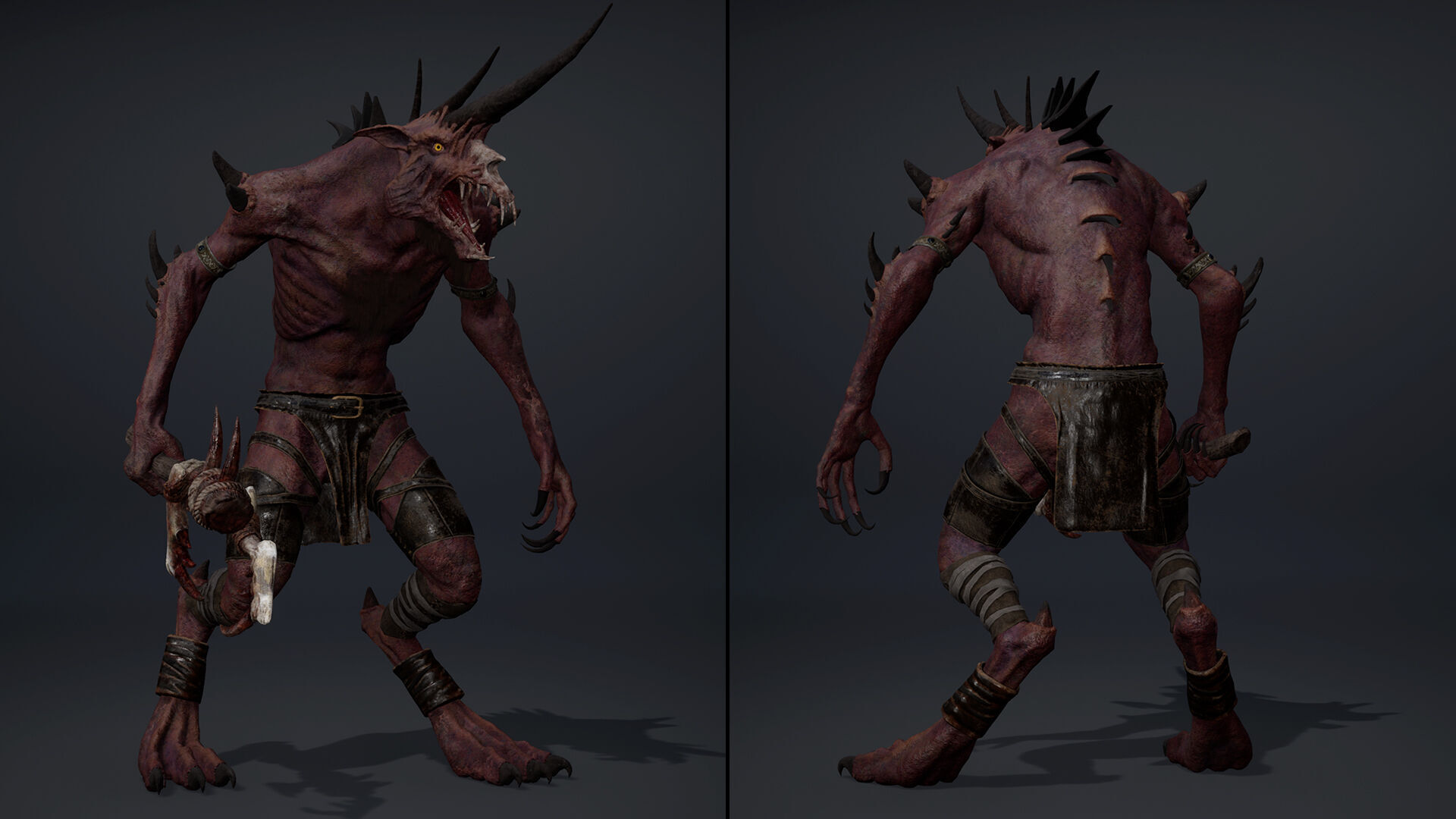 Ashenhorn Low-poly 3D model_33