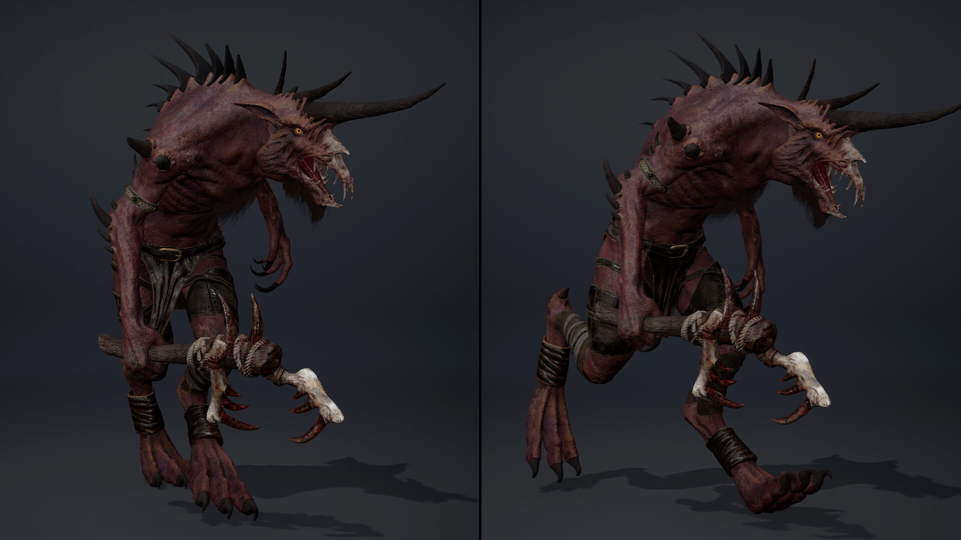 Ashenhorn Low-poly 3D model_36