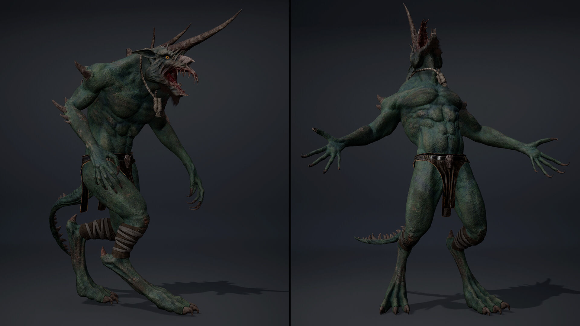 Ashenhorn Low-poly 3D model_32