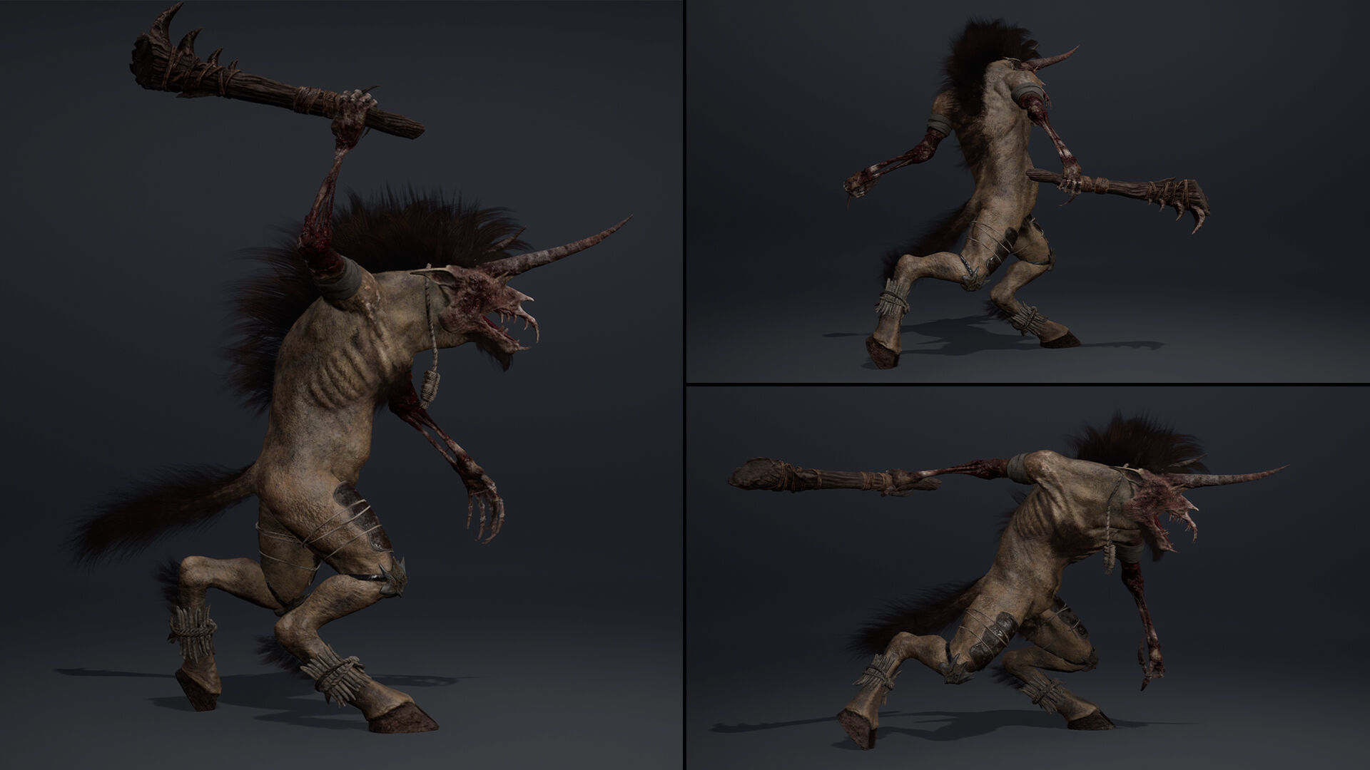 Ashenhorn Low-poly 3D model_39