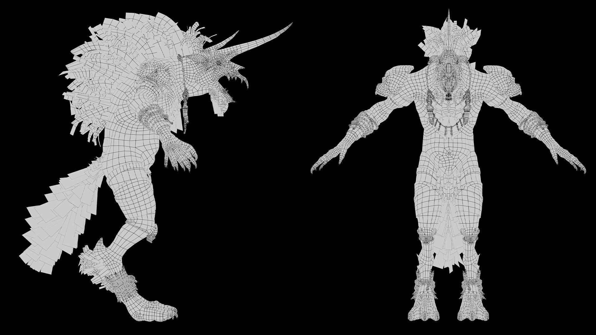 Ashenhorn Low-poly 3D model_54