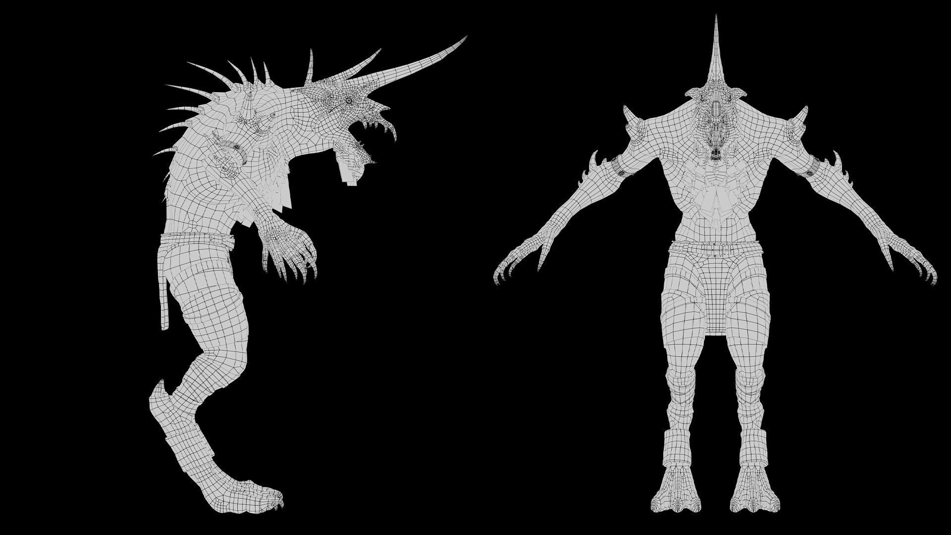 Ashenhorn Low-poly 3D model_53