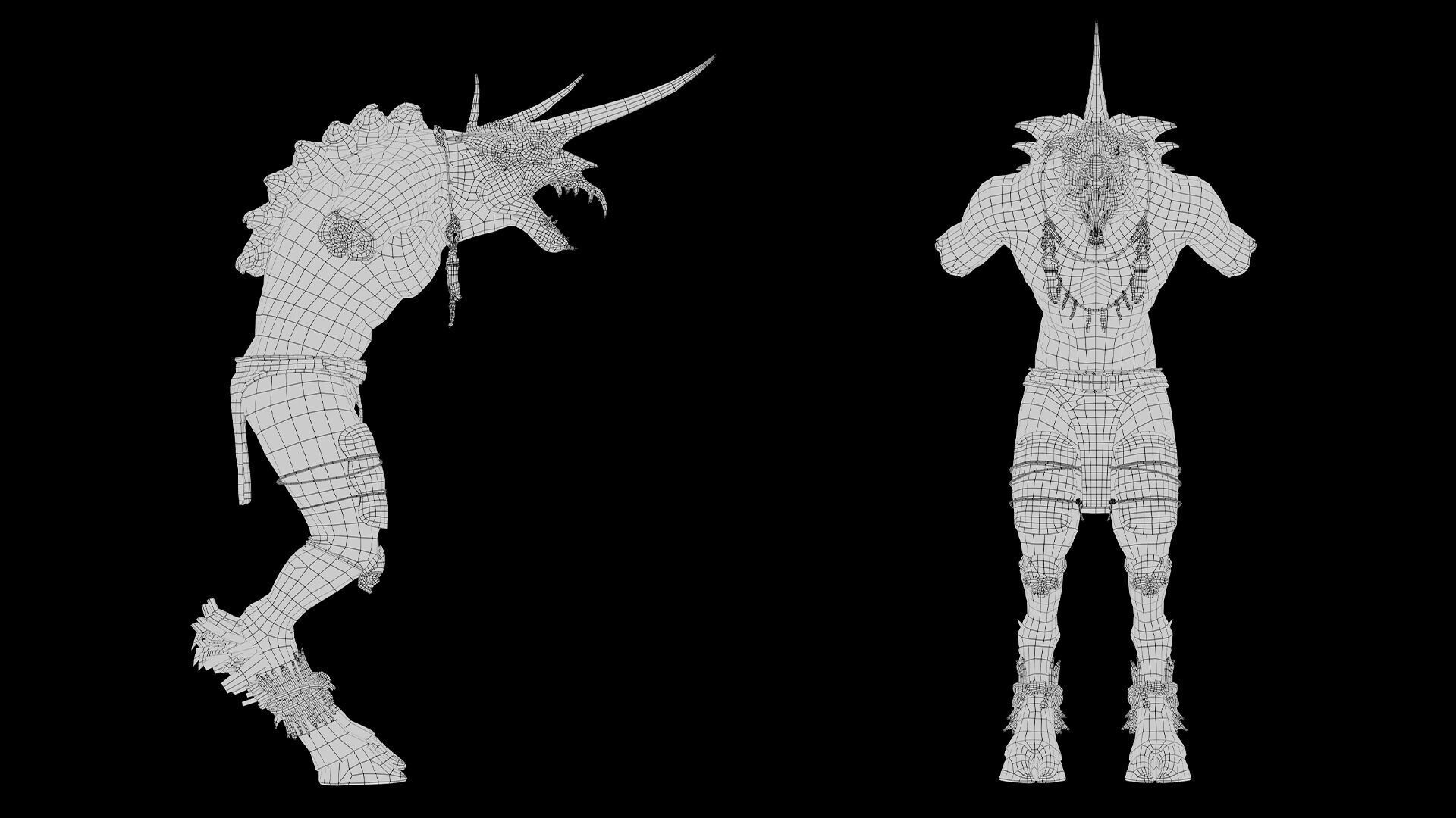 Ashenhorn Low-poly 3D model_48